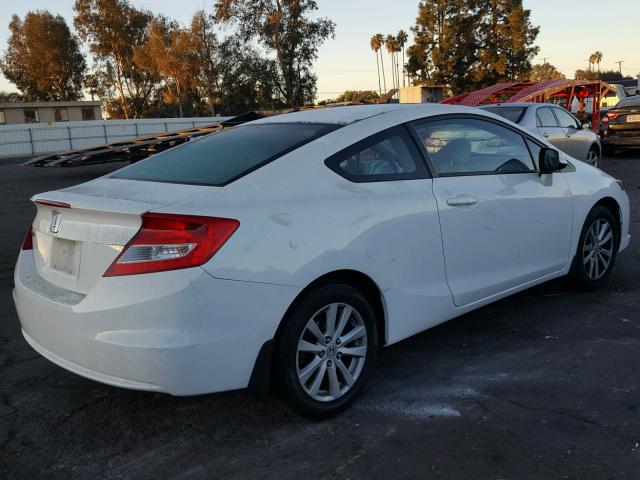 2HGFG3B88CH529661 - 2012 HONDA CIVIC EX WHITE photo 4