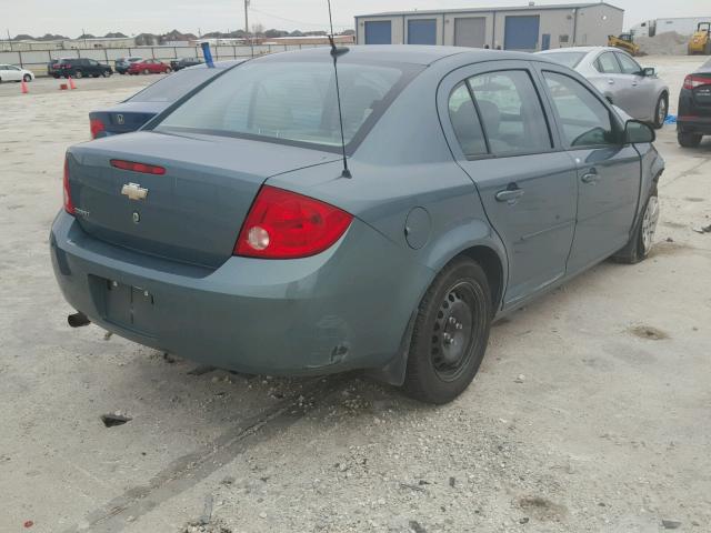 1G1AB5F55A7156650 - 2010 CHEVROLET COBALT LS BLUE photo 4