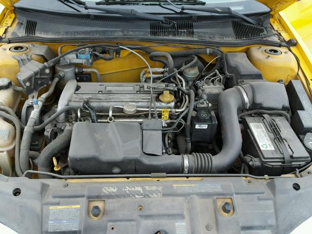 1G1JH12F227277482 - 2002 CHEVROLET CAVALIER L YELLOW photo 7