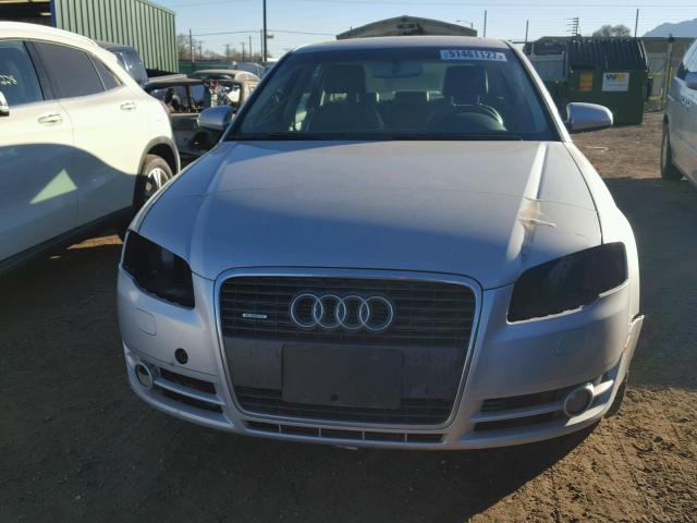 WAUDF68E05A421475 - 2005 AUDI A4 2.0T QU SILVER photo 9