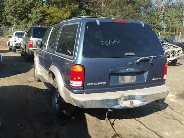 1FMZU32PXWZA59032 - 1998 FORD EXPLORER BLUE photo 3