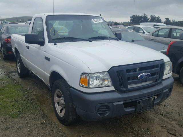 1FTYR10D29PA35466 - 2009 FORD RANGER WHITE photo 1