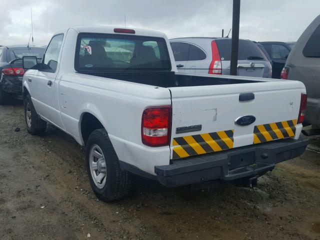 1FTYR10D29PA35466 - 2009 FORD RANGER WHITE photo 3