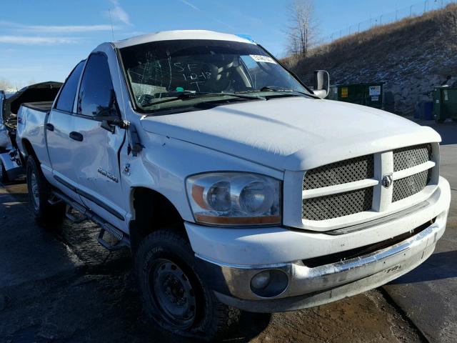 3D7KS28C96G101626 - 2006 DODGE RAM 2500 S WHITE photo 1