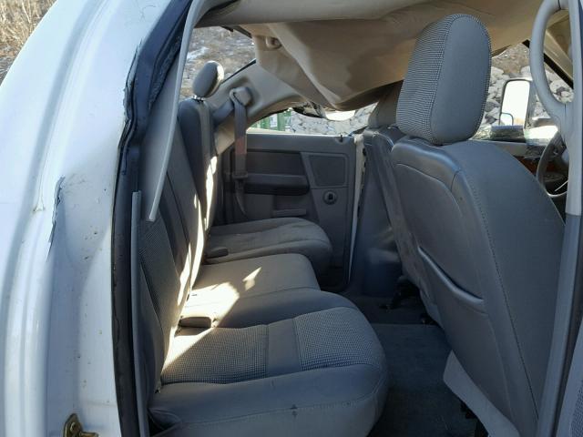 3D7KS28C96G101626 - 2006 DODGE RAM 2500 S WHITE photo 6