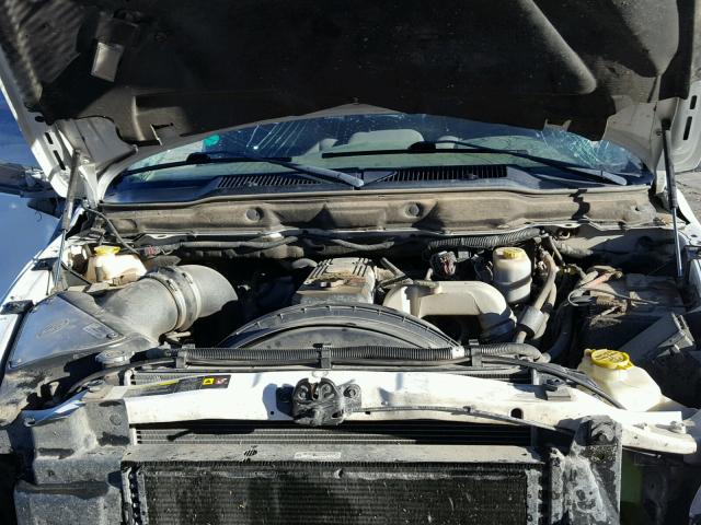 3D7KS28C96G101626 - 2006 DODGE RAM 2500 S WHITE photo 7