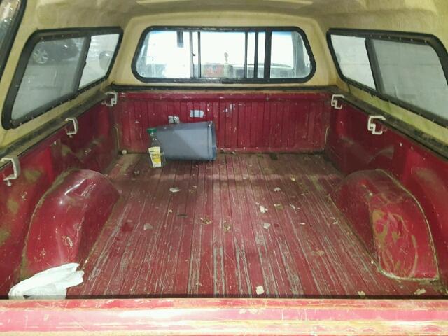 1B7FL26X9KS116581 - 1989 DODGE DAKOTA RED photo 6