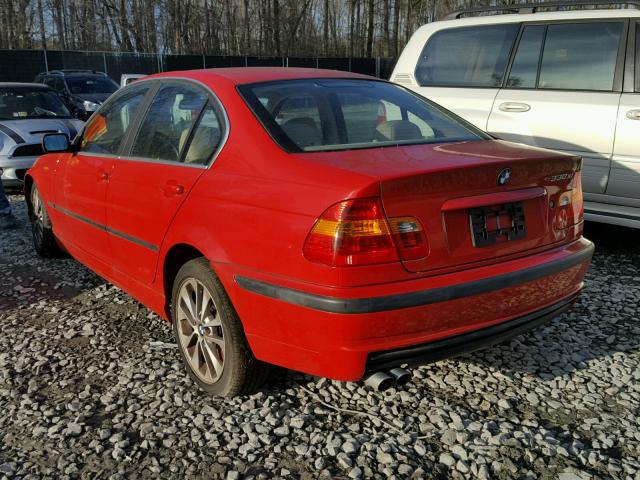 WBAEW53463PG20783 - 2003 BMW 330 XI RED photo 3