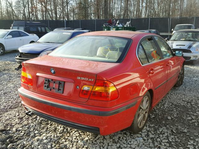 WBAEW53463PG20783 - 2003 BMW 330 XI RED photo 4