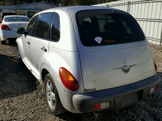 3C8FY4BB81T665563 - 2001 CHRYSLER PT CRUISER SILVER photo 3