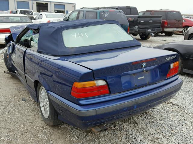 WBABJ8333WEM22699 - 1998 BMW 323 IC AUT BLUE photo 3