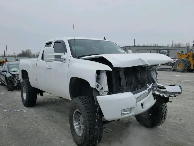 1GCEK19058Z195240 - 2008 CHEVROLET SILVERADO WHITE photo 1