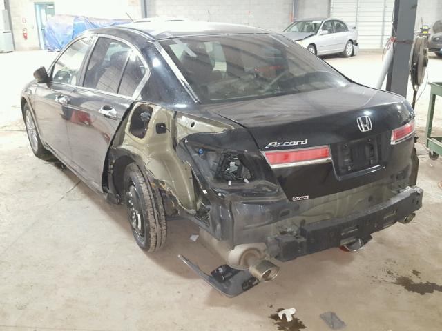 1HGCP3F78CA003050 - 2012 HONDA ACCORD EX BLACK photo 3