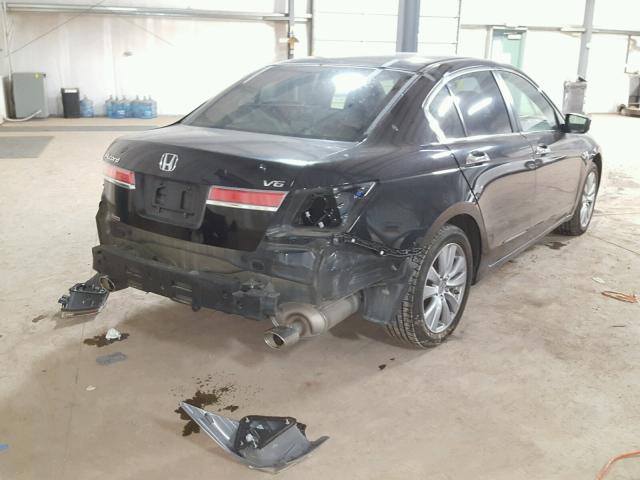 1HGCP3F78CA003050 - 2012 HONDA ACCORD EX BLACK photo 4