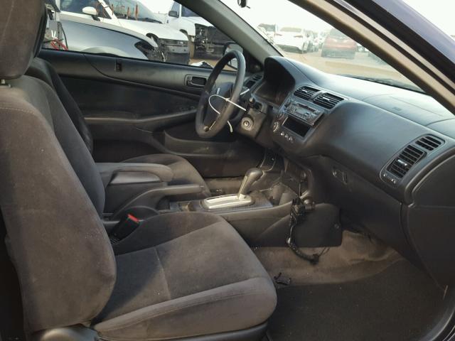 1HGEM22923L049402 - 2003 HONDA CIVIC EX 黑色 照片 5