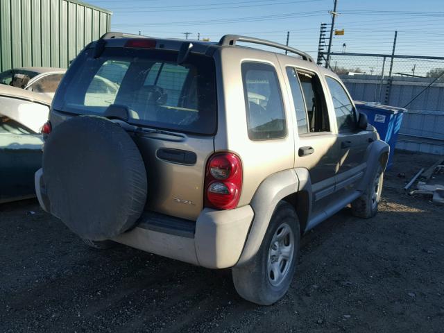 1J8GL48K07W662406 - 2007 JEEP LIBERTY SP BROWN photo 4