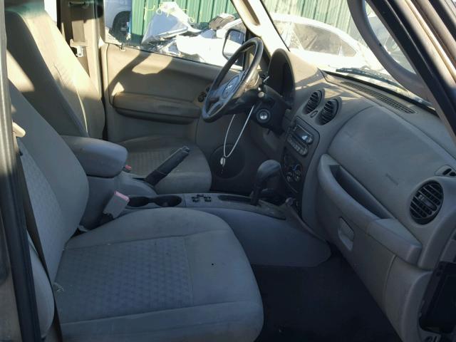 1J8GL48K07W662406 - 2007 JEEP LIBERTY SP BROWN photo 5