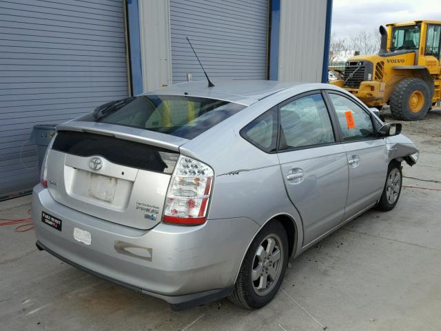 JTDKB20U287753114 - 2008 TOYOTA PRIUS SILVER photo 4