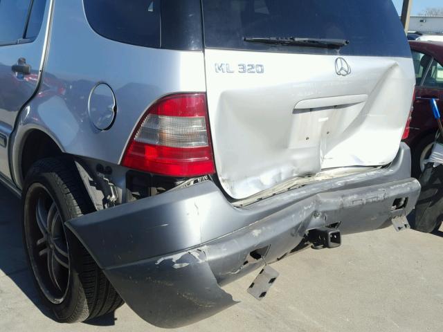 4JGAB54E8WA014681 - 1998 MERCEDES-BENZ ML 320 SILVER photo 9