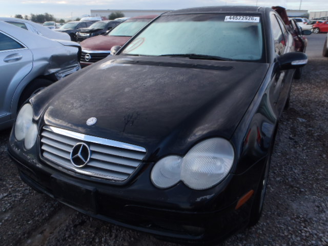 WDBRN40J13A413325 - 2003 MERCEDES-BENZ C 230K SPO BLACK photo 2