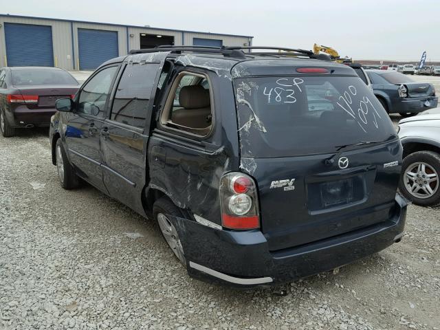 JM3LW28J050533582 - 2005 MAZDA MPV WAGON GREEN photo 3