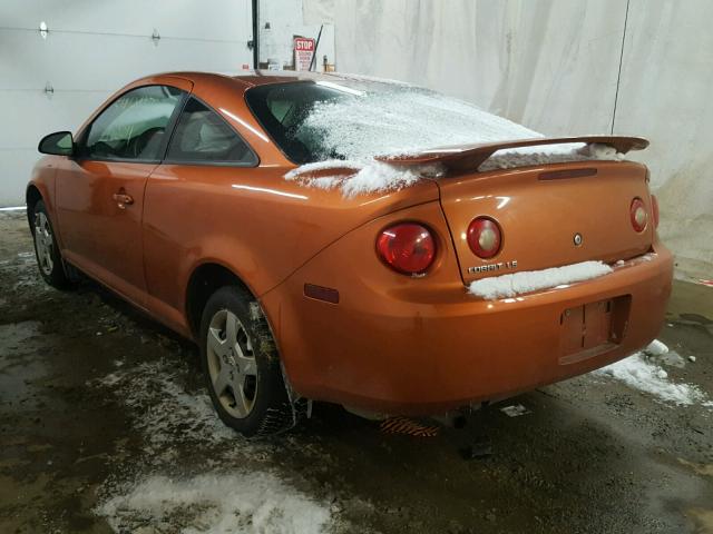 1G1AK15F567878212 - 2006 CHEVROLET COBALT LS ORANGE photo 3