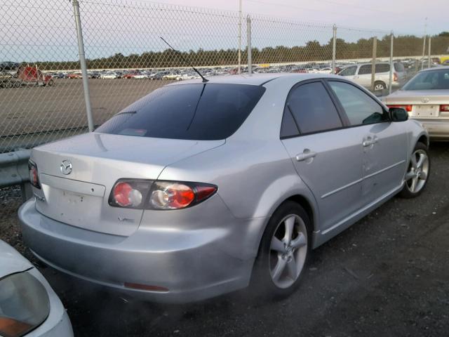 1YVHP80DX75M01739 - 2007 MAZDA 6 S 灰色 照片 4