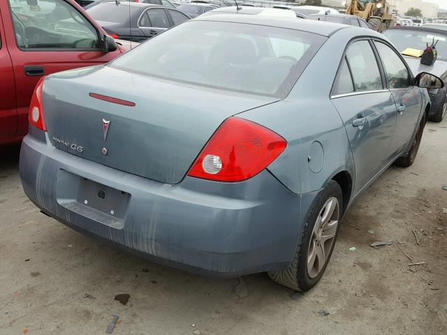 1G2ZG57B294198209 - 2009 PONTIAC G6 GREEN photo 4