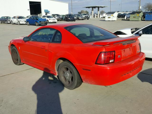 1FAFP40471F105624 - 2001 FORD MUSTANG RED photo 3