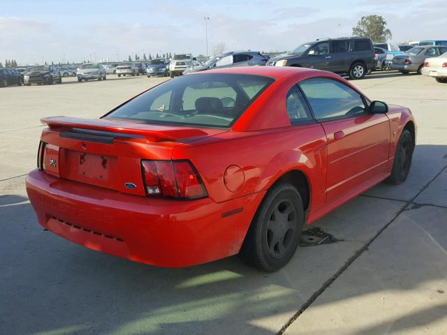 1FAFP40471F105624 - 2001 FORD MUSTANG RED photo 4