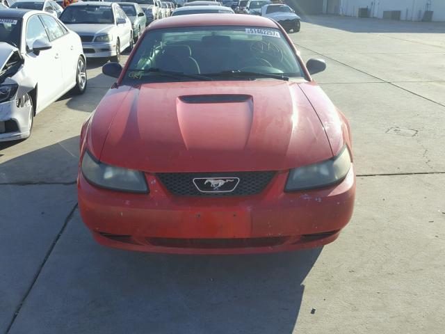 1FAFP40471F105624 - 2001 FORD MUSTANG RED photo 9