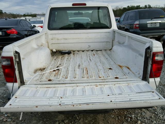 1FTYR10D94PB43723 - 2004 FORD RANGER WHITE photo 6