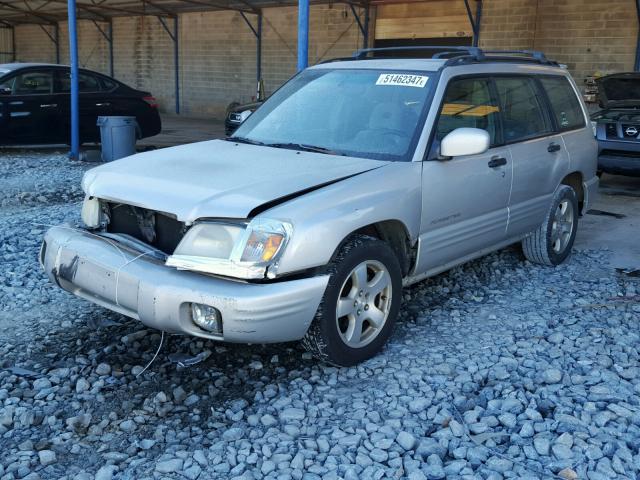 JF1SF65641H754499 - 2001 SUBARU FORESTER S ვერცხლისფერი ფოტო 2
