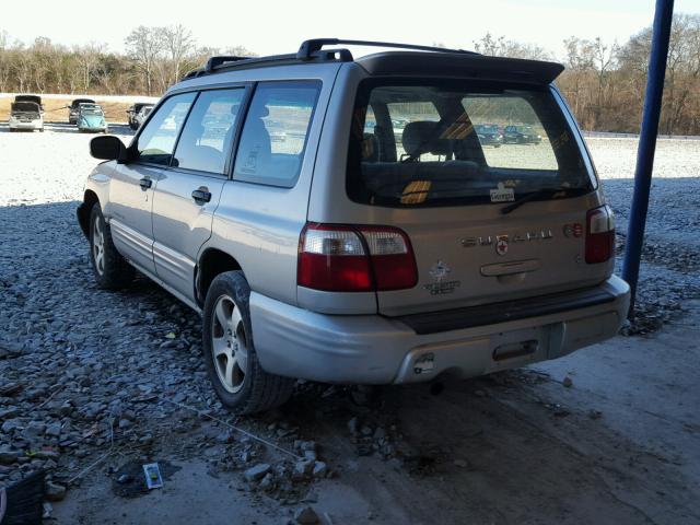 JF1SF65641H754499 - 2001 SUBARU FORESTER S ვერცხლისფერი ფოტო 3