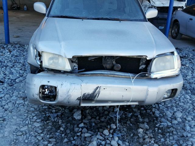 JF1SF65641H754499 - 2001 SUBARU FORESTER S SILVER photo 9