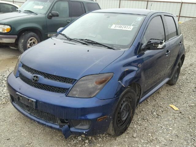 JTKKT624X60158530 - 2006 TOYOTA SCION XA BLUE photo 2