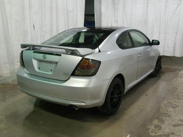 JTKDE167780263006 - 2008 TOYOTA SCION TC 银色 照片 4
