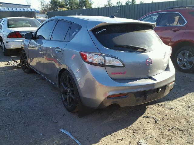 JM1BL1L47D1742724 - 2013 MAZDA SPEED 3 GRAY photo 3