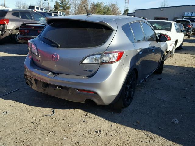 JM1BL1L47D1742724 - 2013 MAZDA SPEED 3 GRAY photo 4