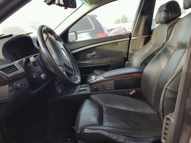 WBAGN63555DS58473 - 2005 BMW 745 LI GRAY photo 5