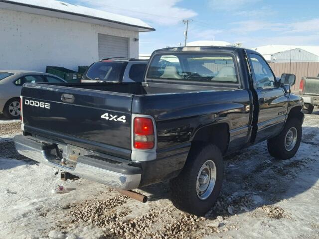 1B7HF16Y1SS268762 - 1995 DODGE RAM 1500 BLACK photo 4