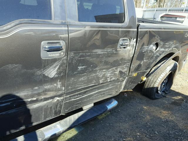 1FTPW14V58FA99562 - 2008 FORD F150 SUPER GRAY photo 9