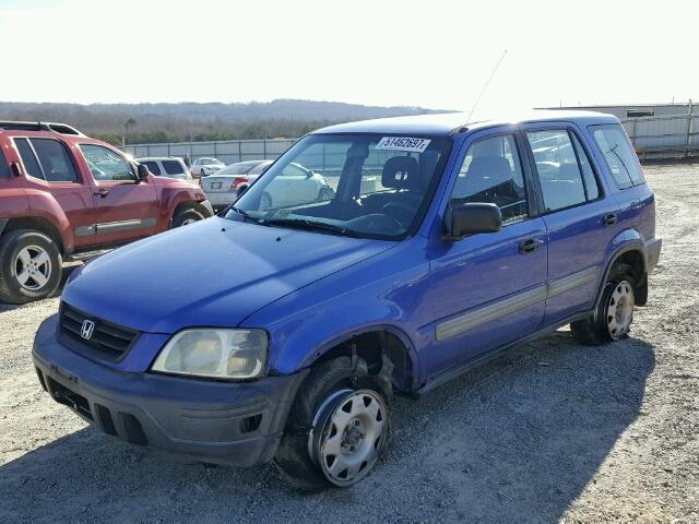 JHLRD184XYC023937 - 2000 HONDA CR-V LX BLUE photo 2