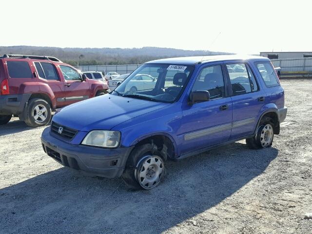 JHLRD184XYC023937 - 2000 HONDA CR-V LX BLUE photo 9