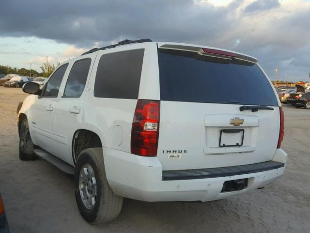 1GNSCBE05DR316345 - 2013 CHEVROLET TAHOE C150 WHITE photo 3