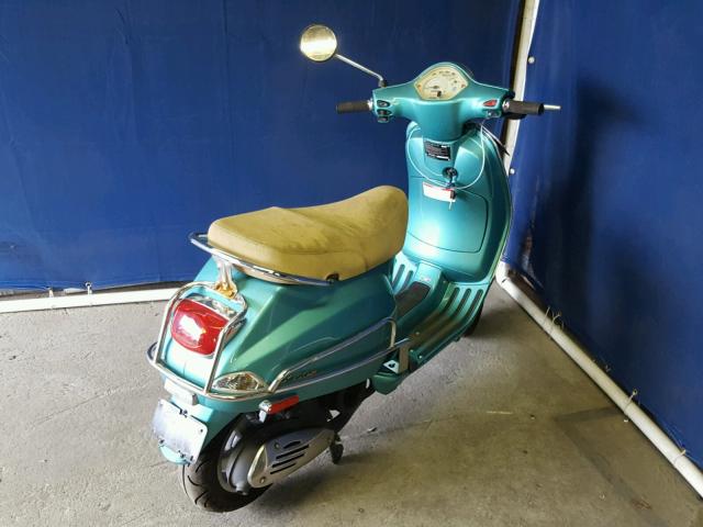 ZAPM688F6D5003189 - 2013 VESPA LX 150IE GREEN photo 4