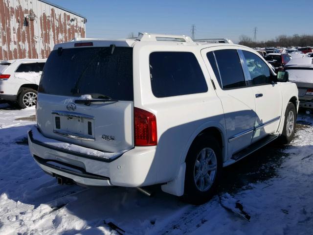 5N3AA08C86N809759 - 2006 INFINITI QX56 WHITE photo 4