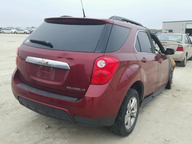 2CNALDEC3B6331747 - 2011 CHEVROLET EQUINOX LT RED photo 4