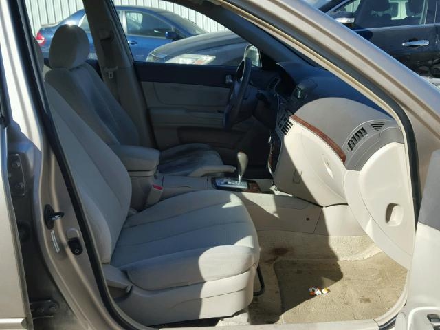 5NPET46C68H319889 - 2008 HYUNDAI SONATA GOLD photo 5