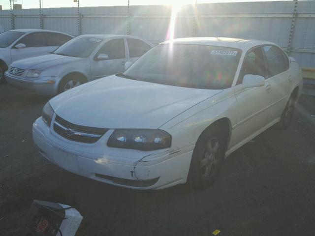 2G1WH52K449402235 - 2004 CHEVROLET IMPALA LS WHITE photo 2